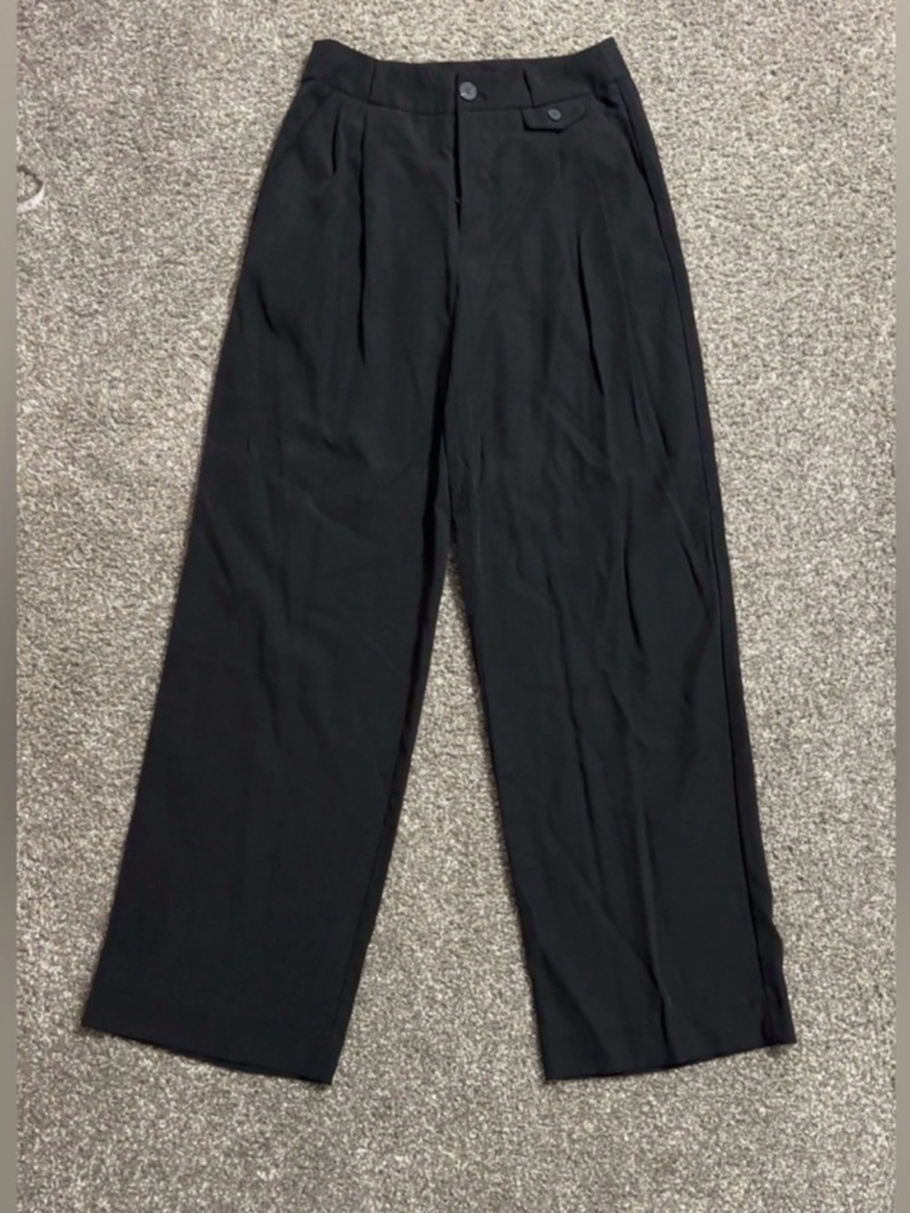 a new day Black High-Waist Wide Leg Trousers